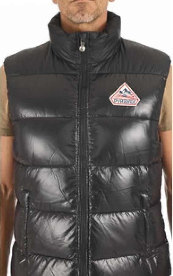 Pyrenex Unisex Mouwloze Donsjas John Zwart Heren