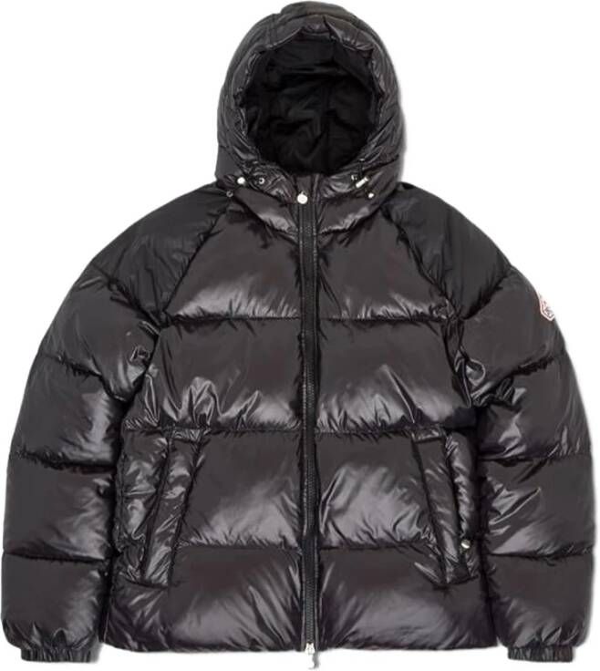 Pyrenex Unisex Gewatteerde Jas met Capuchon Sten Zwart Heren