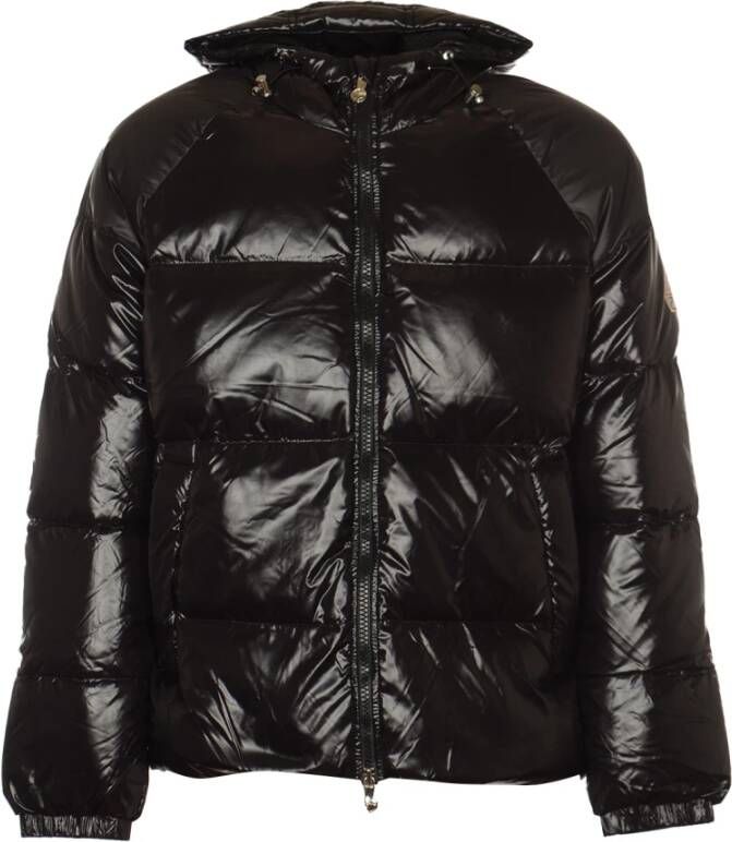 Pyrenex Unisex Gewatteerde Jas met Capuchon Sten Black Heren