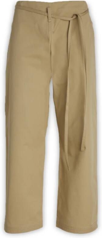 Quira Cropped Trousers Bruin Dames