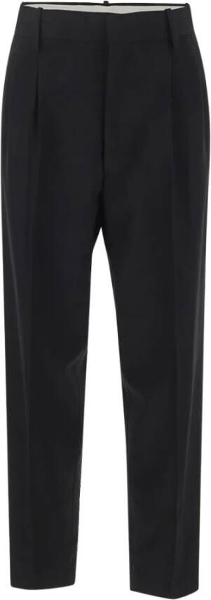 Quira Cropped Trousers Zwart Dames