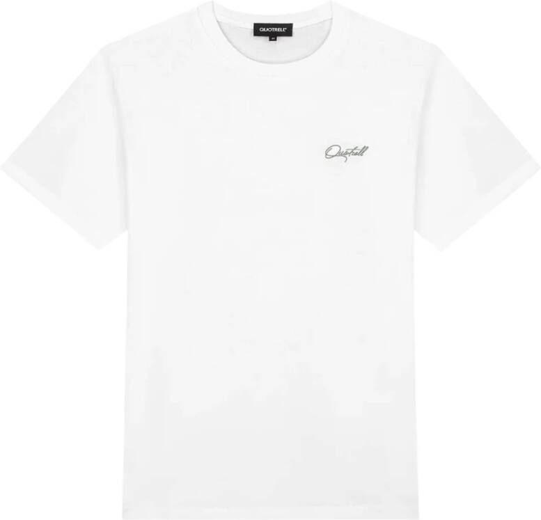 Quotrell Bologna T-shirt Ecru Off White Wit Heren