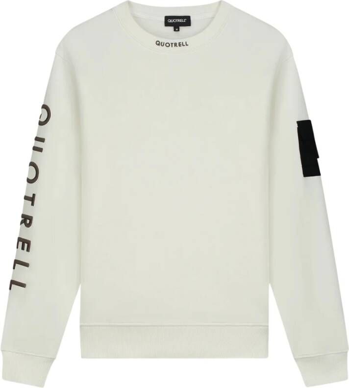 Quotrell Dublin Sweater Sw53649 1882 White Heren