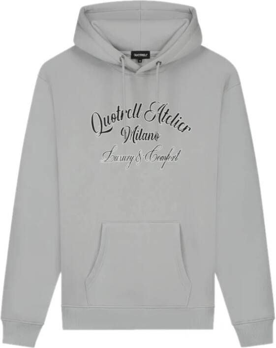 Quotrell Milano Chain Hoodie Heren Grijs Gray Heren