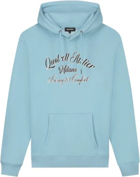 Quotrell Milano Chain Hoodie Heren Lichtblauw Blauw Heren