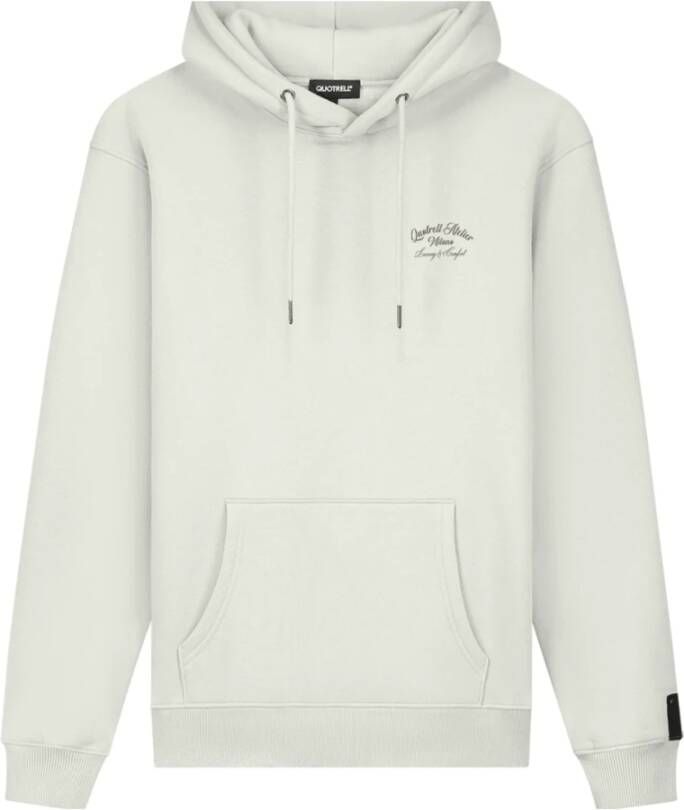 Quotrell Milano Hoodie Stijlvol en Comfortabel Beige Heren