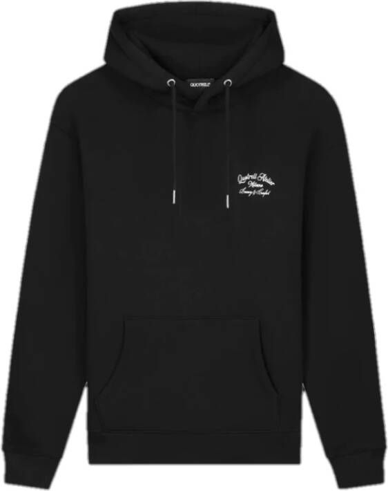 Quotrell Milano Hoodie voor Heren Zwart Black Heren