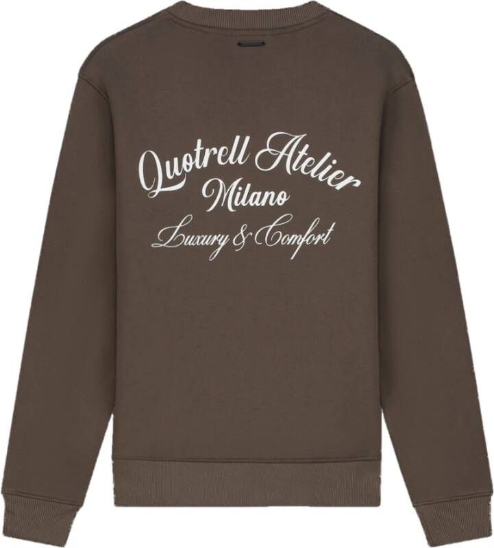 Quotrell Milano Sweater Stijlvolle Sweaters Bruin Heren