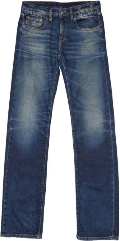 R13 Ansel Blue Slim Jeans Blauw Dames