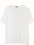 R13 Naadloze Boxy T-shirt White Dames - Thumbnail 1