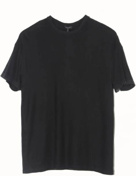 R13 Naadloze Boxy T-Shirt Black Dames