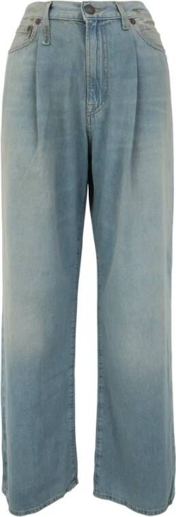 R13 Brede jeans Blauw Dames