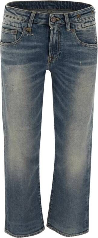 R13 Cropped Jeans Blauw Dames