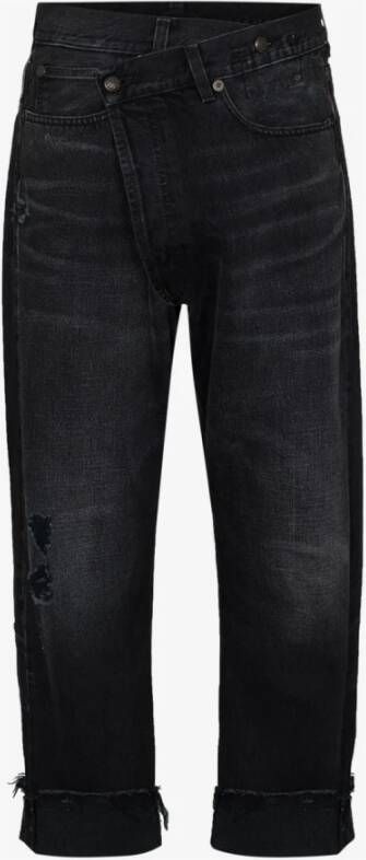 R13 Cropped Jeans Zwart Dames