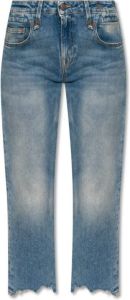 R13 Distressed Jeans Blauw Dames
