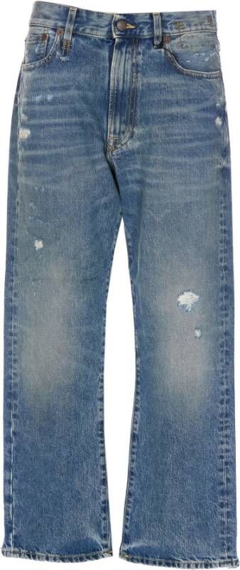 R13 Straight Jeans Blauw Dames