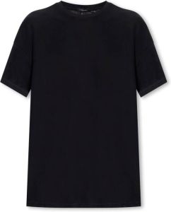 R13 Katoenen T-shirt Zwart Dames