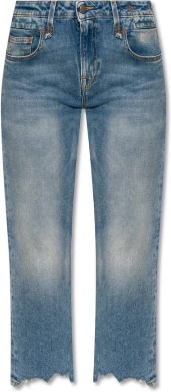 R13 Verontruste jeans Blauw Dames