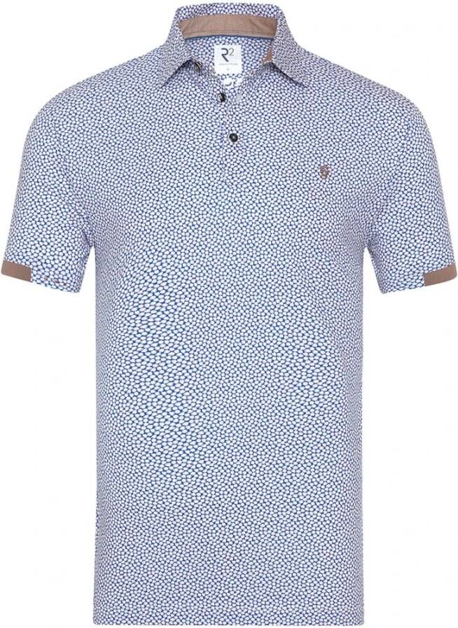 R2 Amsterdam Polo Shirt Blauw Heren