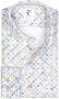 R2 Amsterdam R2 Knitted Overhemd Beige Blauw - Thumbnail 1