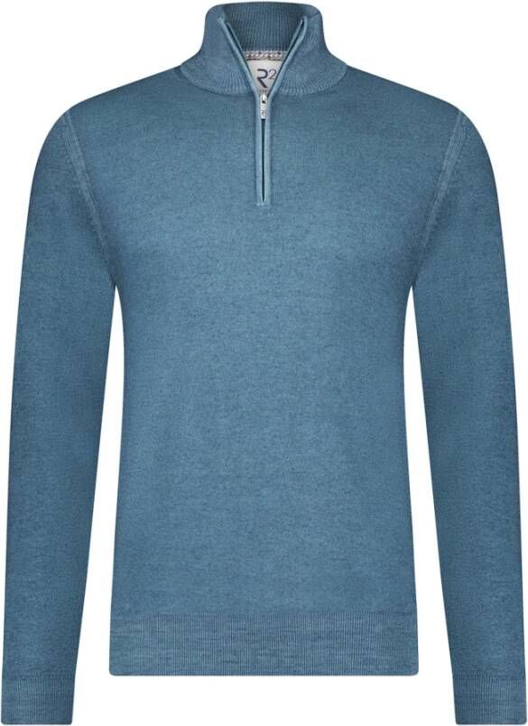 R2 Amsterdam Klassieke Turtlenecks Blue Heren