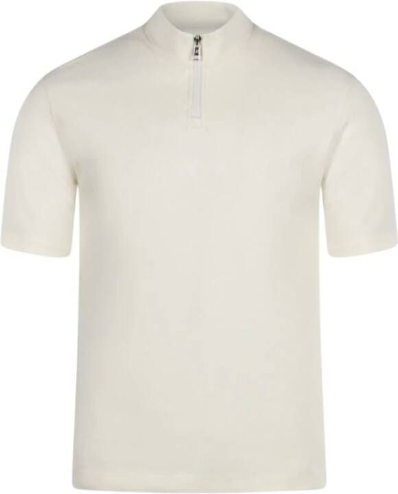 Radical Zip T-Shirt | Beige Heren