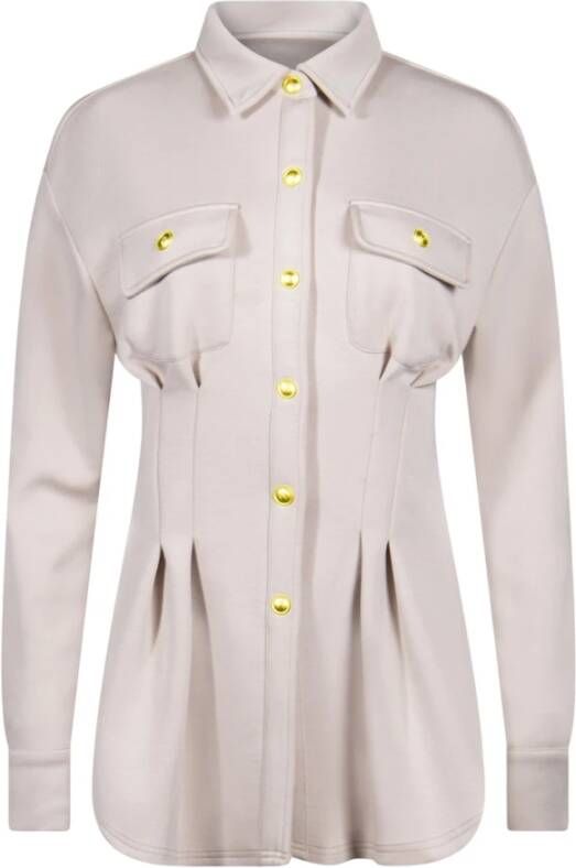 Radical Sienna Blouse | Beige White Dames