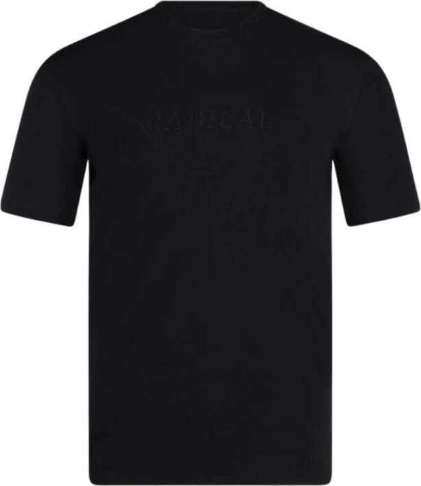 Radical T-Shirt Logo Borduursel | Zwart Black Heren
