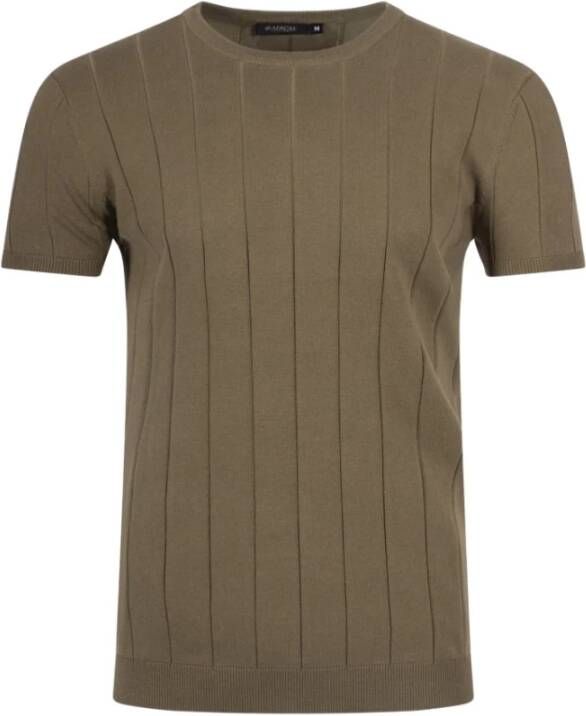 Radical T-Shirt Piping | Army green Groen Heren