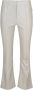 Radical Lucie Vegan Leren Flare Broek Beige Dames - Thumbnail 1