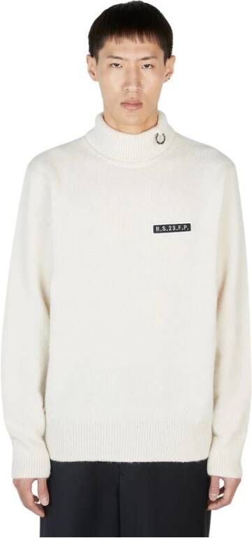 Fred Perry London Nightlife Sweater White Heren