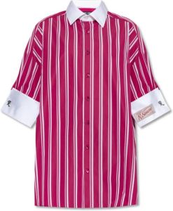 Raf Simons Oversize shirt Roze Dames