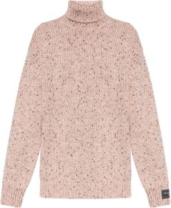 Raf Simons Relaxed-fitting turtleneck sweater Roze Dames