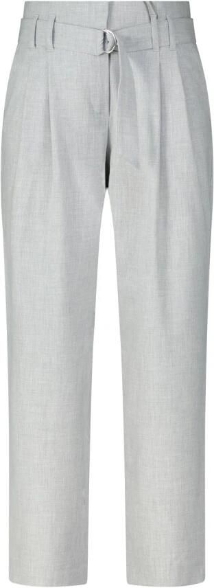 RAFFAELLO ROSSI Regular fit bandplooibroek met verkort model 'NICOLE'