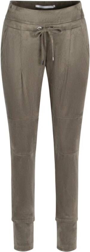 RAFFAELLO ROSSI Joggingbroek in suèdelook model 'CANDICE'