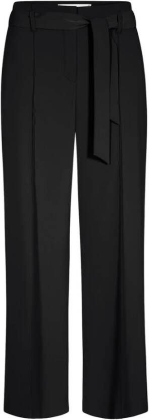 RAFFAELLO ROSSI Wide Trousers Zwart Dames