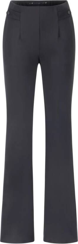 RAFFAELLO ROSSI Wide Trousers Zwart Dames