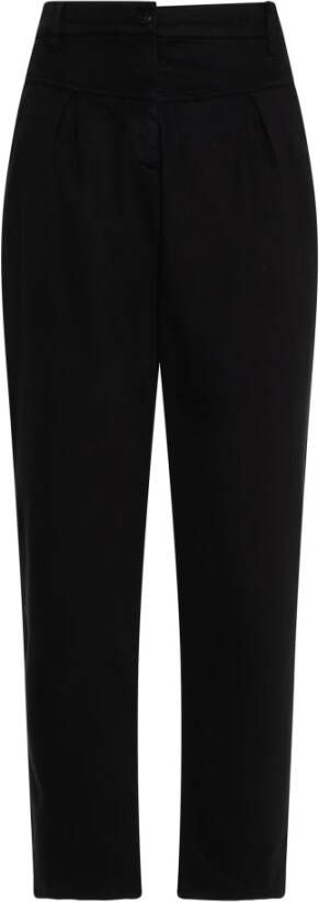 RAFFAELLO ROSSI Wide Trousers Zwart Dames