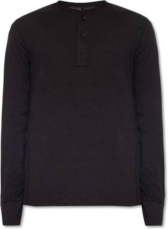 Rag & Bone Lange mouwen T-shirt Zwart Heren