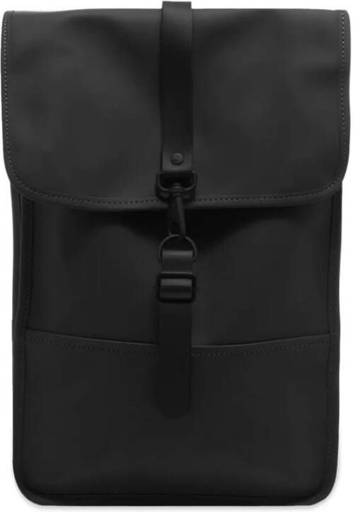 Rains Compacte Waterdichte Rugzak met Laptopvak Black Unisex - Foto 2