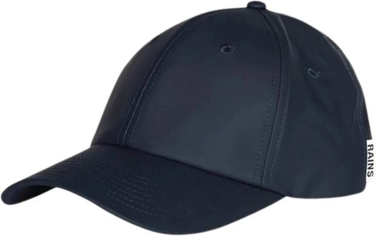 Rains Blauwe Waterdichte Baseballpet Black Heren