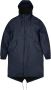 Rains Minimalistische Waterdichte Fishtail Parka Blauw - Thumbnail 1