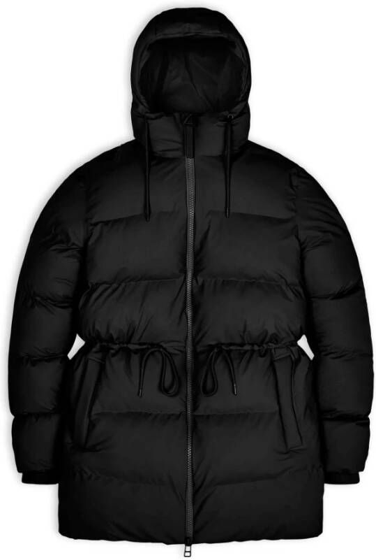 Rains Parka Jas 15370 Puffer W Jacket Black