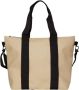 Rains Waterdichte Tote Tas met Patina Afwerking Beige Unisex - Thumbnail 1