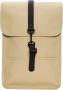 Rains Mini Rugzak Waterdicht Laptopvak Magnetische Sluitingen Beige Unisex - Thumbnail 1