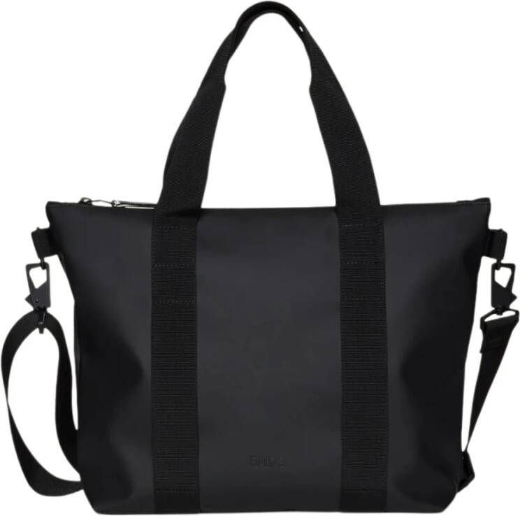 Rains Minimalistische Waterdichte Tote Tas Black Unisex