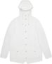 Rains Contemporary Unisex Waterdichte Jas White Dames - Thumbnail 1