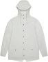 Rains Contemporary Unisex Waterdichte Jas White Heren - Thumbnail 1