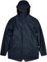 Rains Moderne Unisex Waterdichte Jas Zwart Dames - Thumbnail 1