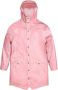 Rains Moderne Waterdichte Unisex Jas Roze - Thumbnail 1